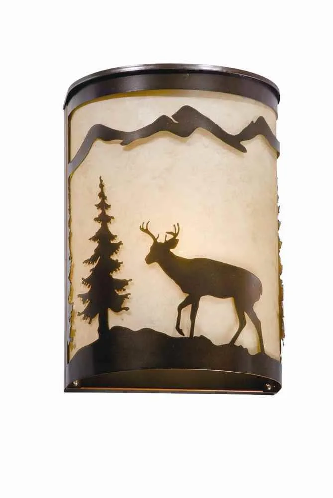 Vaxcel Vaxcel Bryce 8" Wall Sconce Burnished Bronze 55408 — product photo