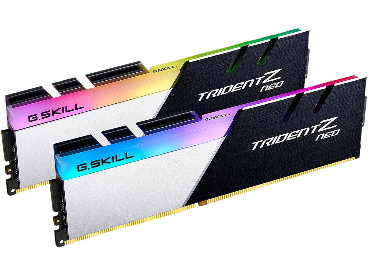 G.SKILL G.SKILL Trident Z Neo F4-3200C16D-32GTZN 32GB DDR4 3200 CL16 desktop RAM — product photo
