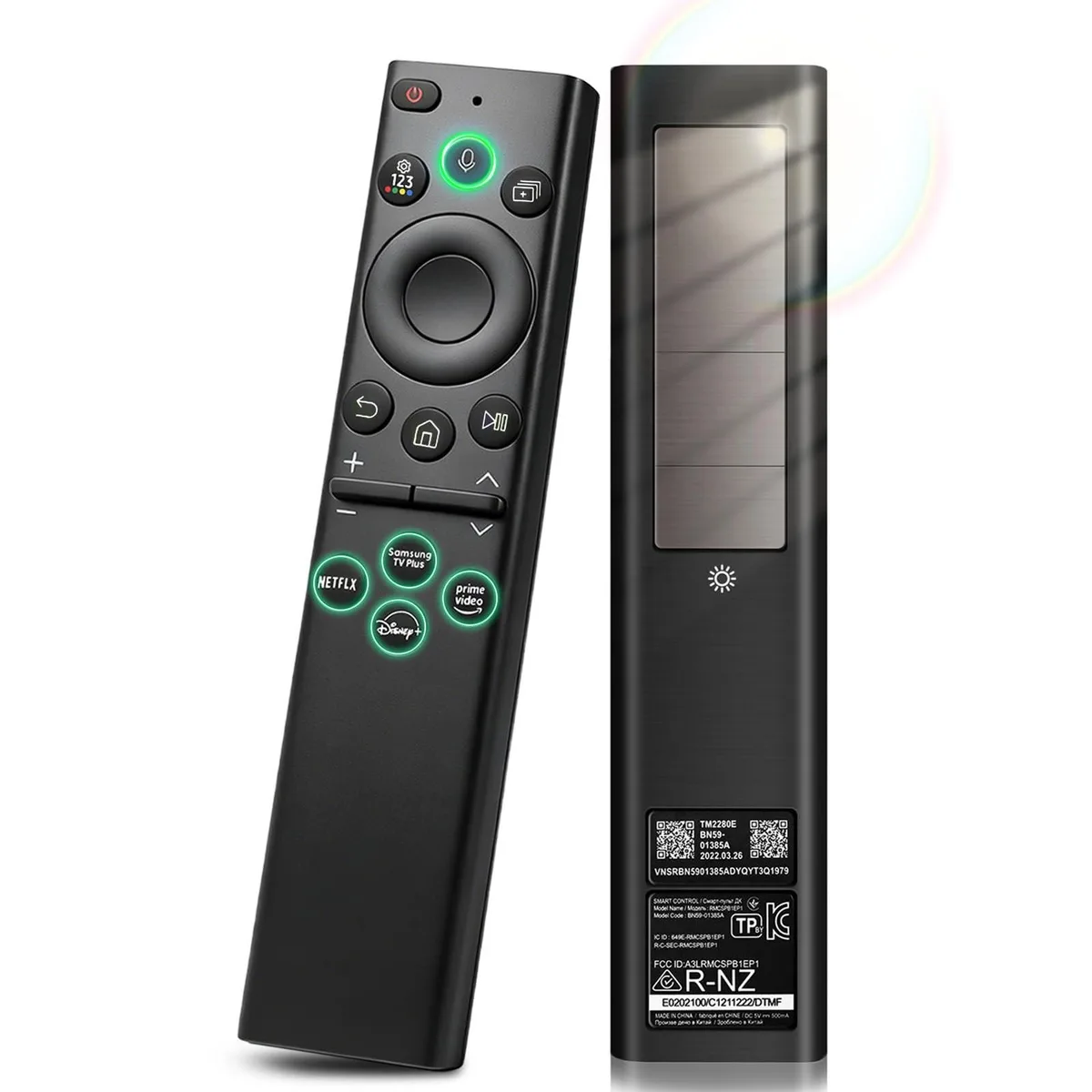 Batianda Batianda Rechargeable Voice Remote for Samsung 2019-2025 USB-C Solar TV Accessory — product photo