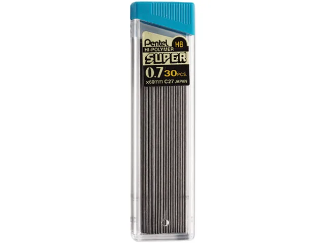 Pentel of America, Ltd. Pentel of America, Ltd. C27HB 0.7 mm HB lead refills 30 tube — product photo