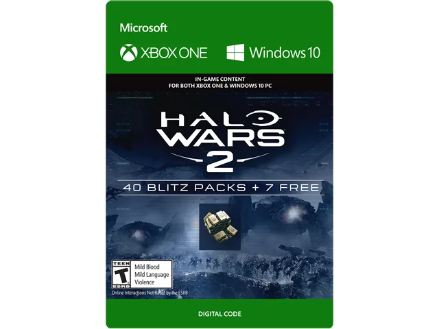Microsoft Microsoft 7F6-00092 Halo Wars 2 47 Blitz Packs downloadable game — product photo