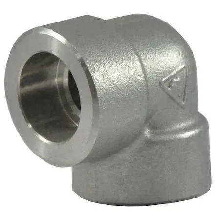 Value Brand Value Brand 1/2" Socket Weld 316 SS 90° Elbow — product photo
