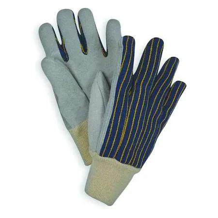 Condor Condor 4NHD8 Leather Gloves Cowhide Knit Cuff Straight Thumb Full Finger personal protective equipment — product photo