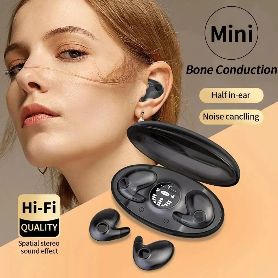 NShi NShi TWS 5.3 Invisible Earbuds 24h case 480h standby 15m range — product photo