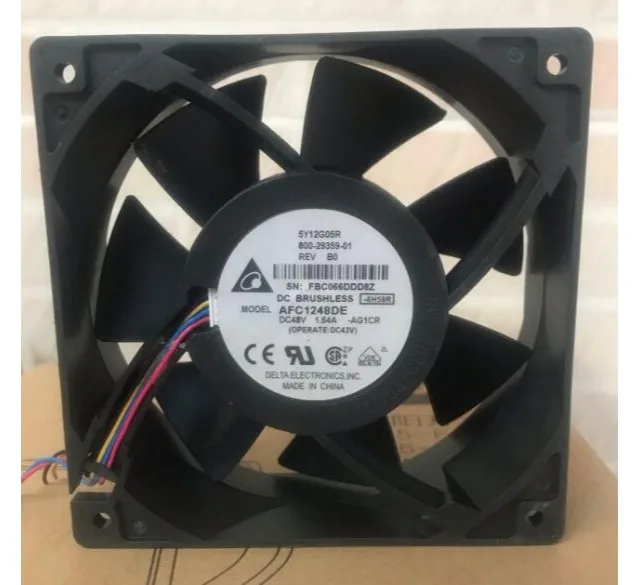 Fans Fans AFC1248DEProduct 120x120x38mm 48V 1.64A 78.7W 4-pin PWM case fan — product photo