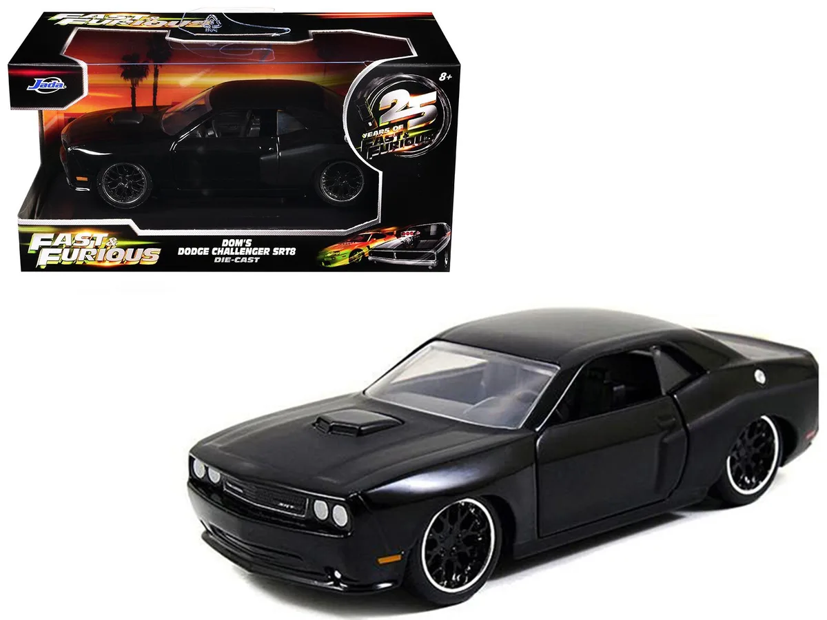 Jada Jada Dom's Dodge Challenger SRT8 Black Fast &amp; Furious 1/32 Diecast Vehicle — product photo