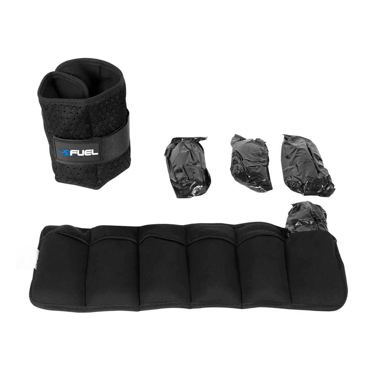 None Continuous None Continuous HHA-FL005A Adjustable Wrist/Ankle Weights 2.5 lb Pair 5 lb Total 6 Packs — product photo