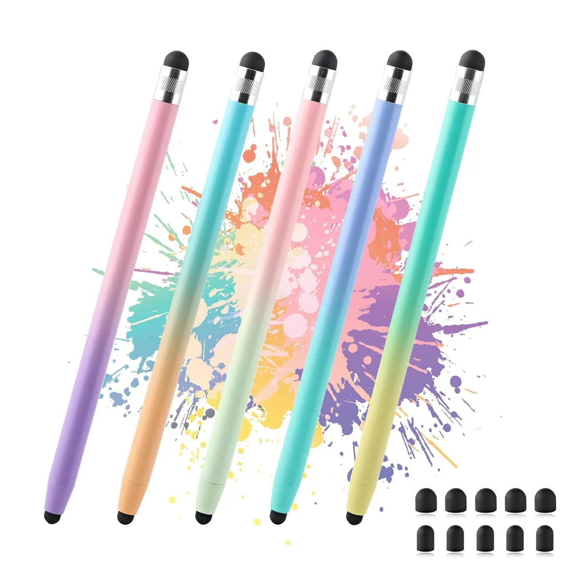  SHIYEEUAND Stylus 5-pack dual-tip .20/.27 multicolor — product photo