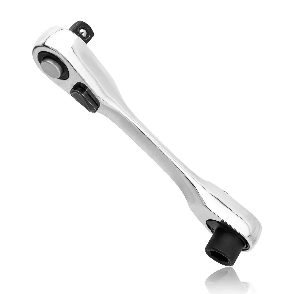 Mesee ME24US-0643GY 1/4" 72-tooth mini ratchet wrench 98.5 mm — product photo