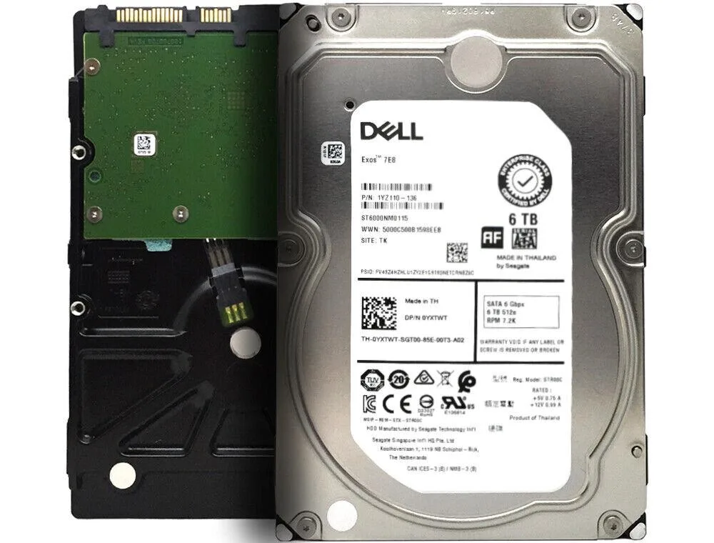 DELL DELL ST6000NM0115 6TB 7200RPM 256MB Cache SATA 3.5" Hard Drive — product photo
