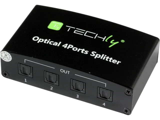 Techly Techly IDATA TOS-SP4 4-Port Toslink Audio Splitter — product photo