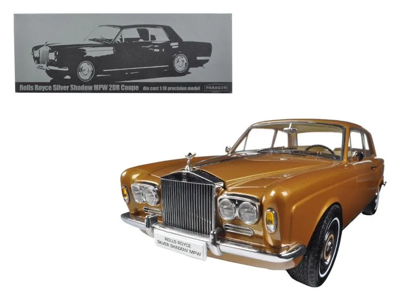 Paragon Paragon 1968 Rolls Royce Silver Shadow Bronze 1/18 Diecast Model Car — product photo