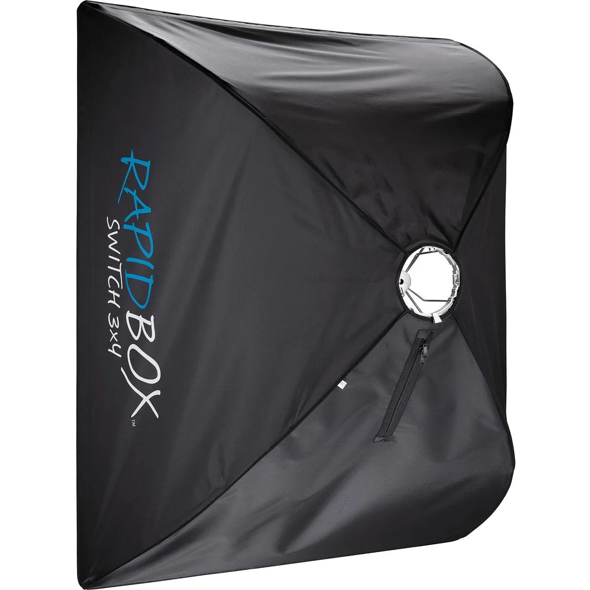 Rectangular portable softbox with silver interior and diffusion panel, model 2528