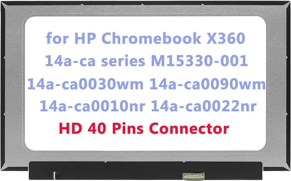 NUOLAISUN NUOLAISUN M15330-001 14.0" LCD Touch Screen 1366x768 for HP Chromebook X360 14a-ca — product photo