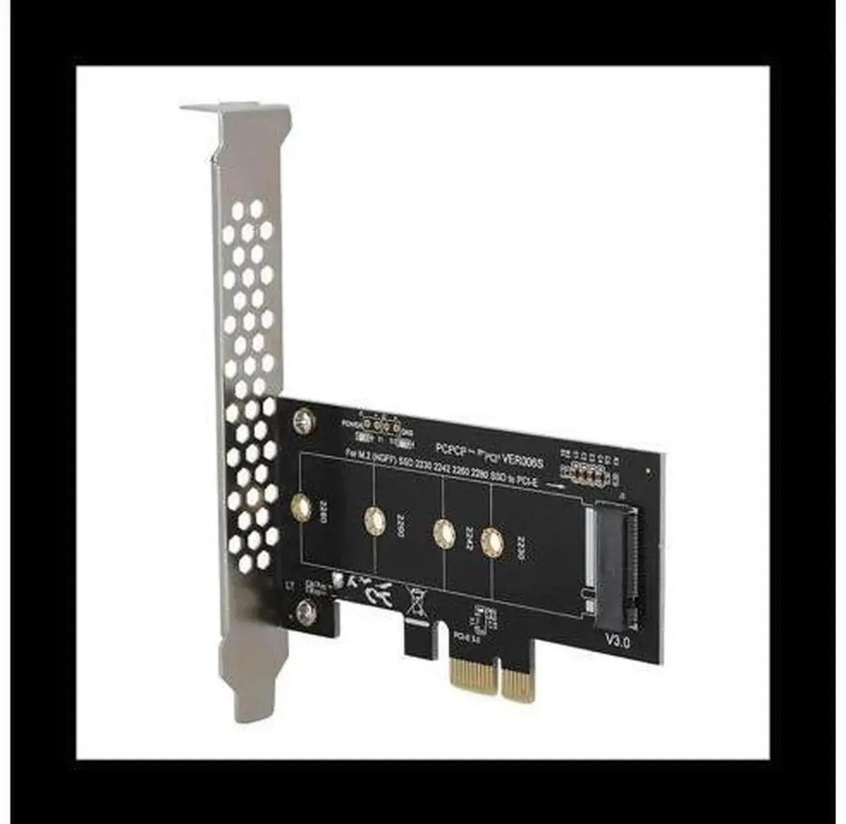 SMUGDESK SMUGDESK M.2 NVMe M Key to PCIe 3.0 X1 Adapter Card — product photo