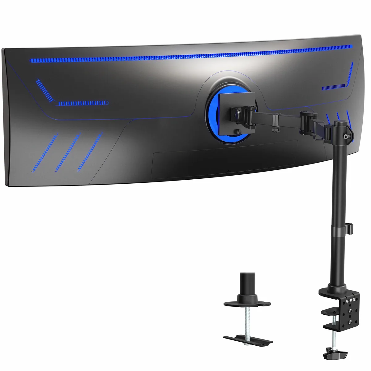 VIVO VIVO Single Ultrawide Monitor Desk Mount Stand up to 49" 44 lbs — product photo