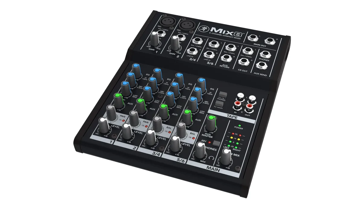 Mackie Mackie 2044095-00 8-Channel Compact Mixer — product photo