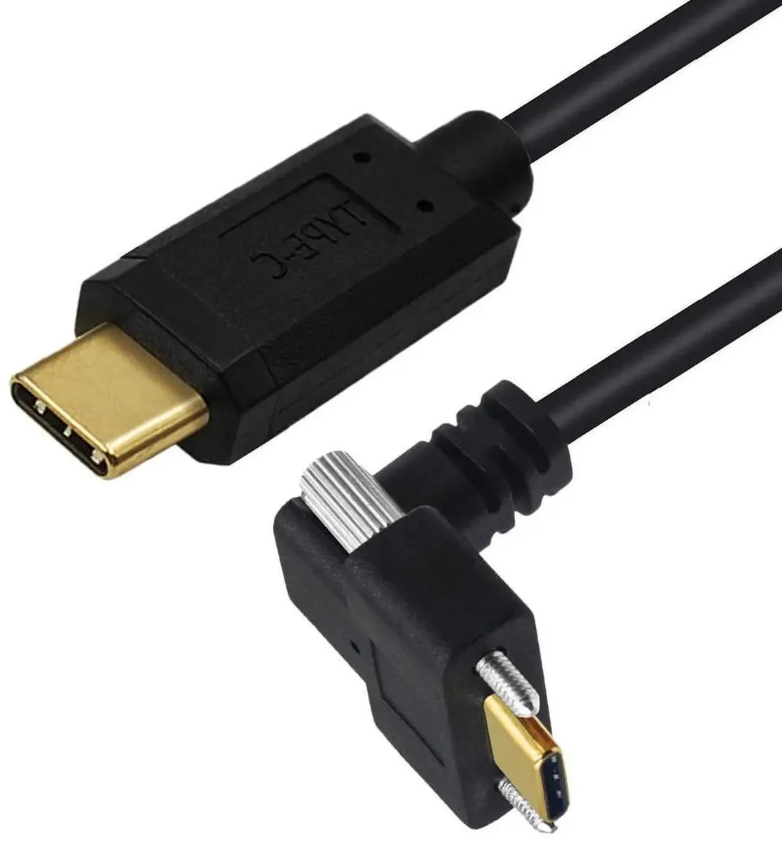 SMUGDESK SMUGDESK USB C to USB C 90 Degree Angled Cable with Mounting Screws — product photo