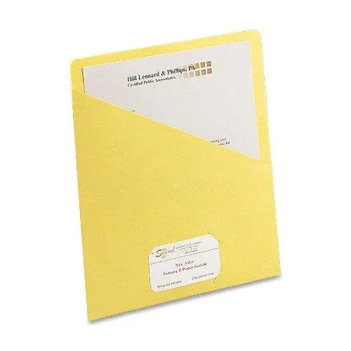 Smead Smead 75434 Slash Jacket Yellow 11 Pt 25 Pack — product photo