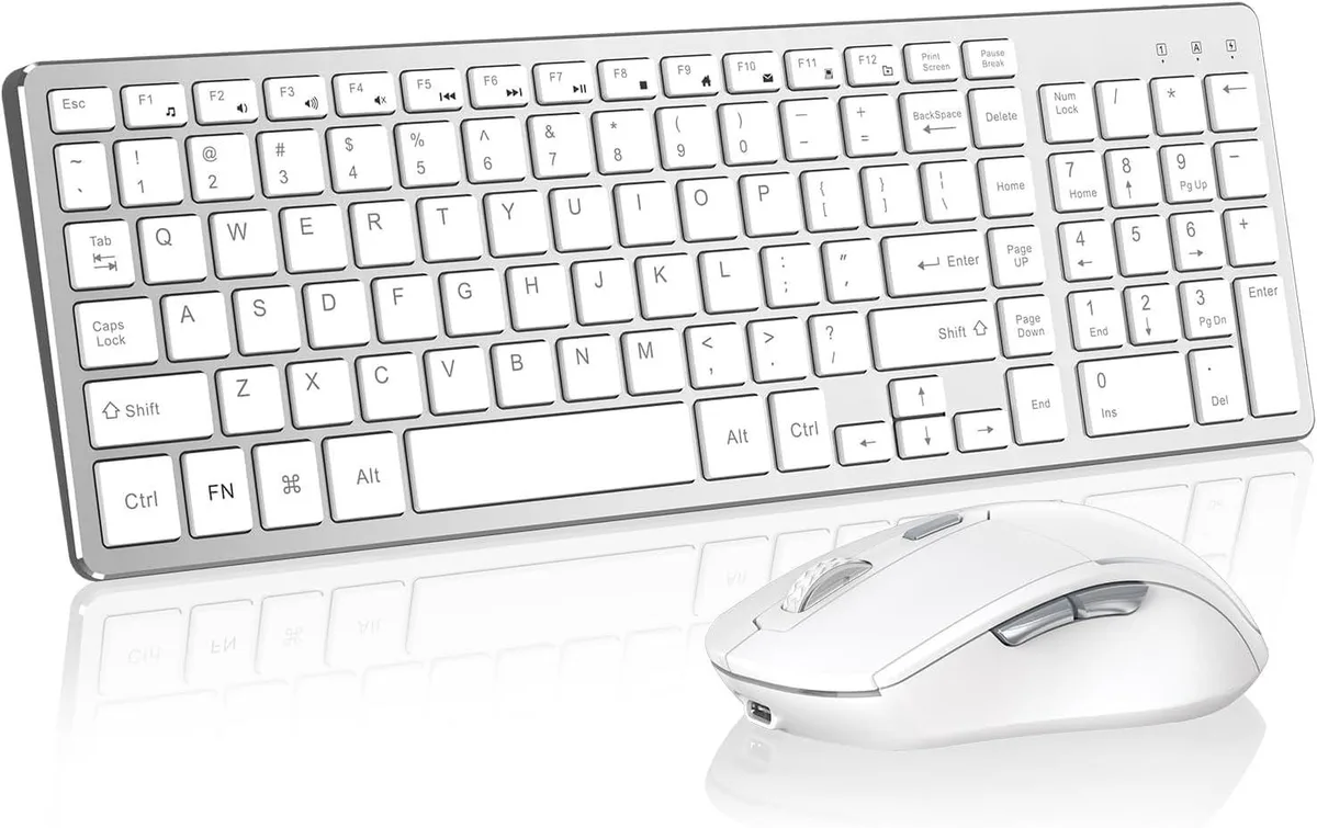 Astro Gaming Astro Gaming Wireless Keyboard Mouse Combo Silver White 2 in 1 Accessories — product photo