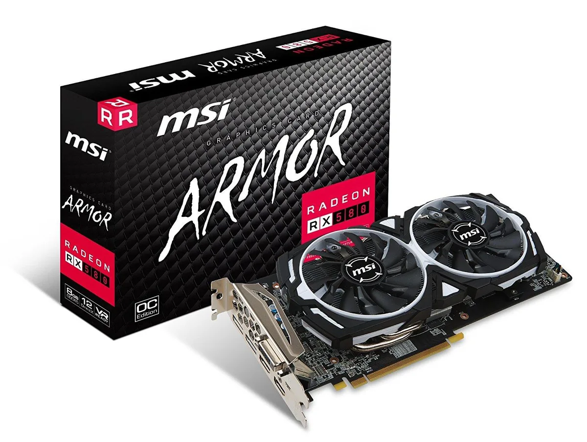 MSI MSI Radeon RX 580 ARMOR 8G OC graphics card — product photo