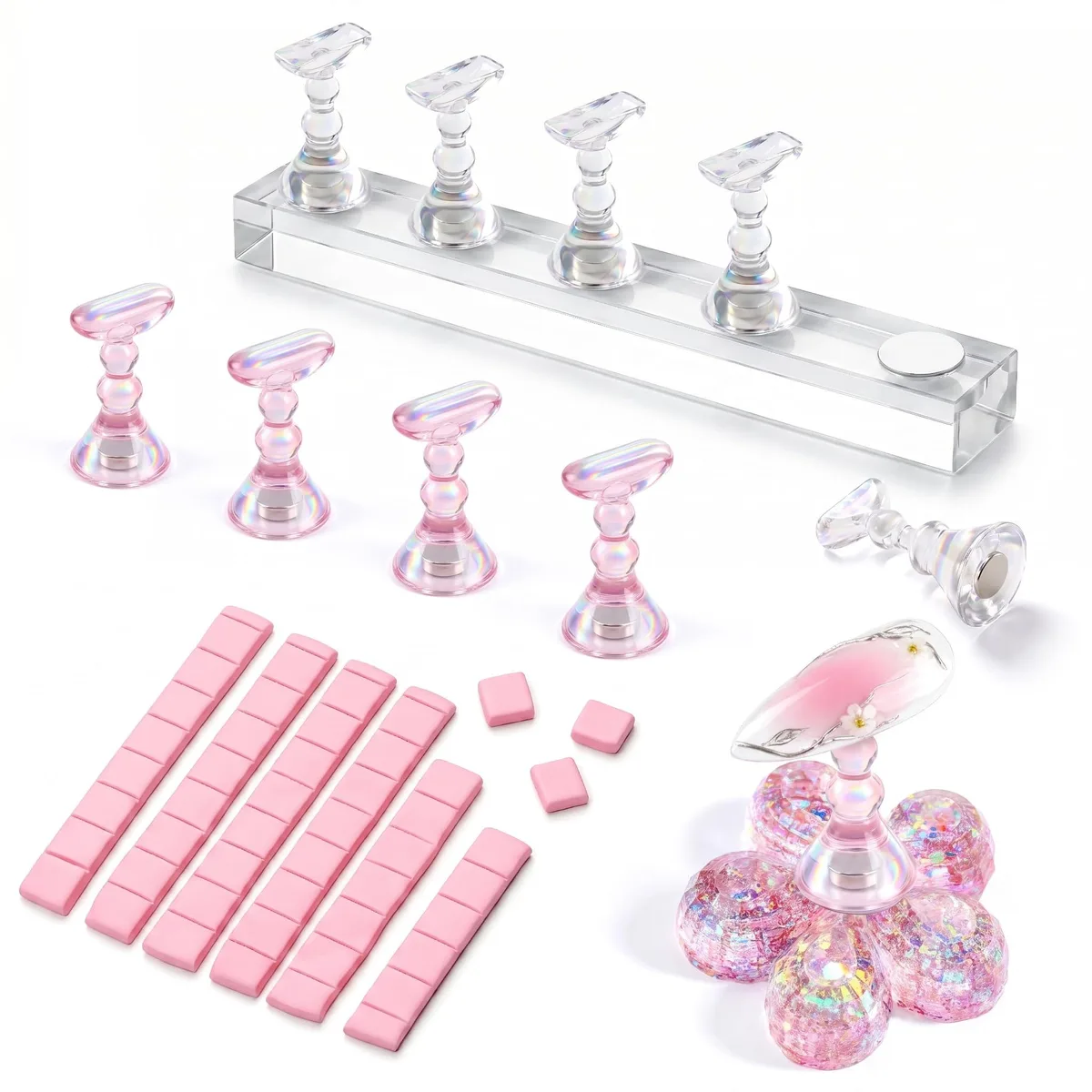  Avid F0779 Acrylic Nail Stand 14.33in W x 12.83in H x 9.06in D — product photo