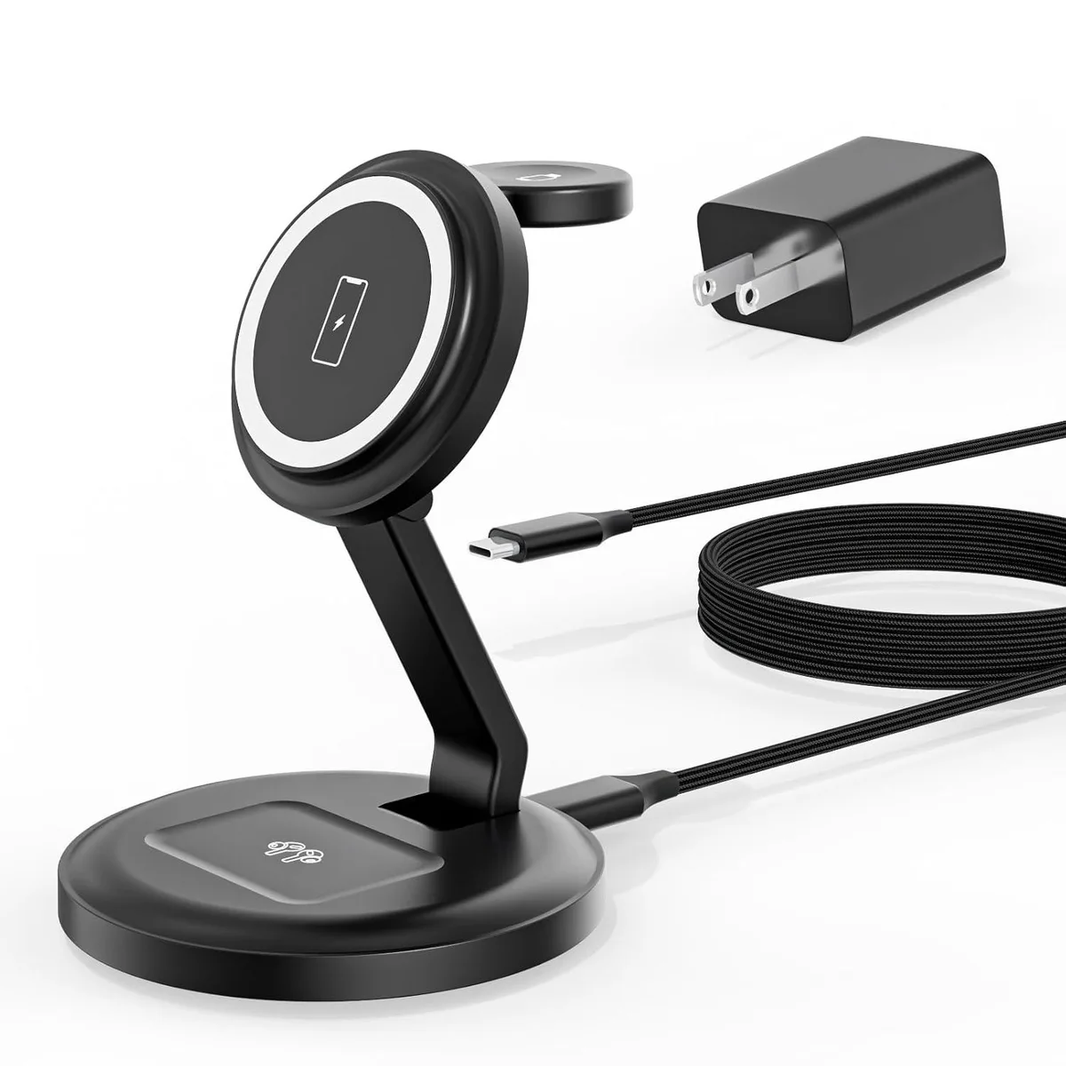 Luisport Luisport 3-in-1 MagSafe Wireless Charger 15W Foldable — product photo
