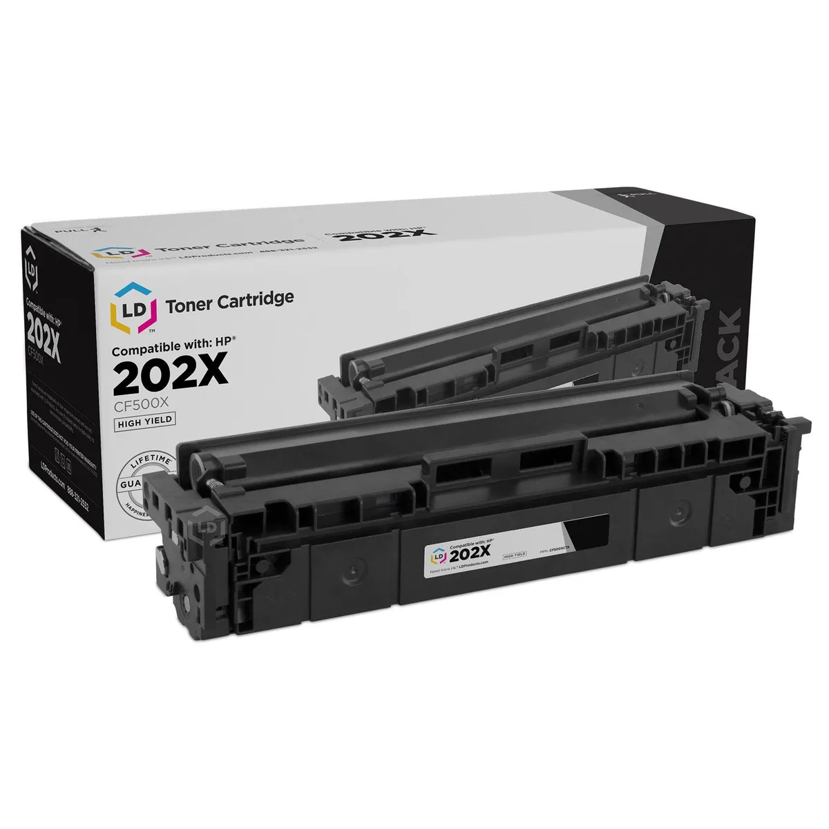 LD Products LD Products Toner Cartridge CF500X 202X High Yield Black — product photo