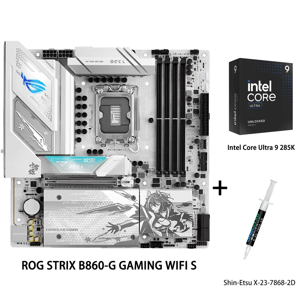 ASUS ASUS ROG STRIX B860-G Gaming WiFi S Intel Motherboard & Ultra 9 285K CPU Combo — product photo