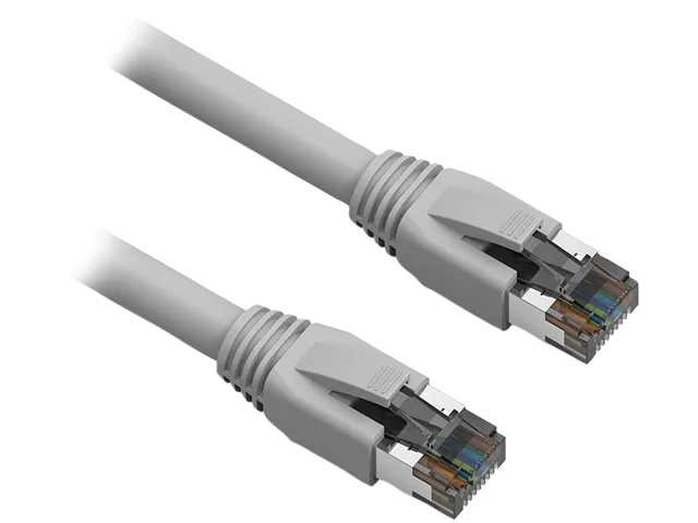 Nippon Labs Nippon Labs 60CAT8-2-24GY Cat8 network ethernet cable 2 ft 24 AWG 2000 MHz 40 Gbps gray — product photo
