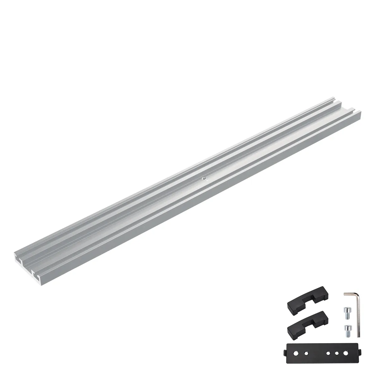 Yescom USA, Inc. Yescom NexusX X-P Monitor Holding Pole Dual Monitor Arm Silver 28 3/8" 44 Lbs — product photo