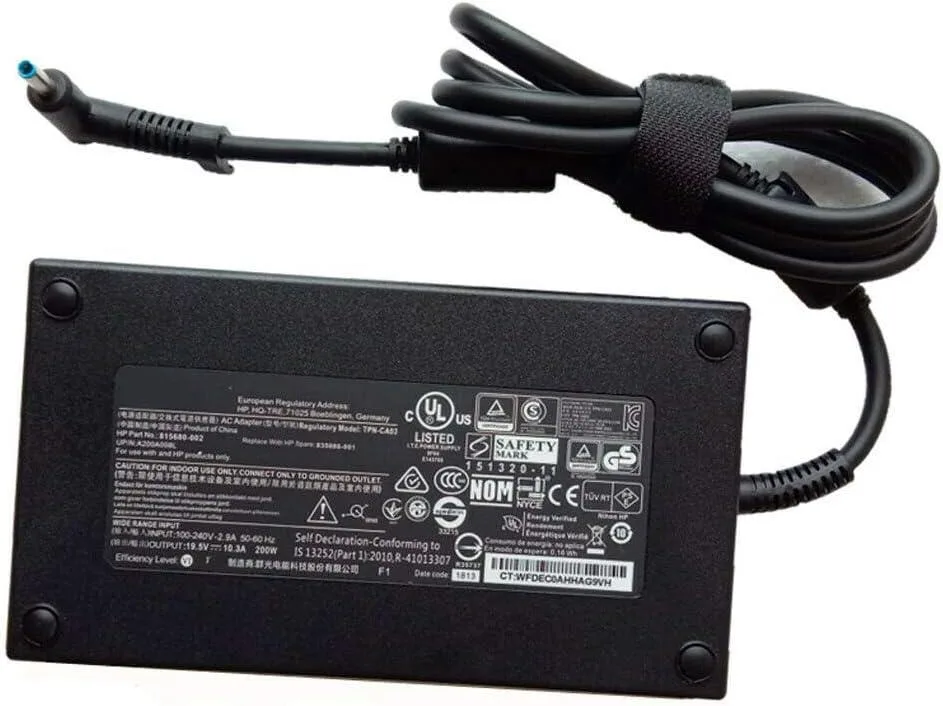 NShi NShi 19.5V 10.3A 200W 4.5*3.0mm AC Adapter for HP Omen 15-CE ZBook 17 G3 — product photo