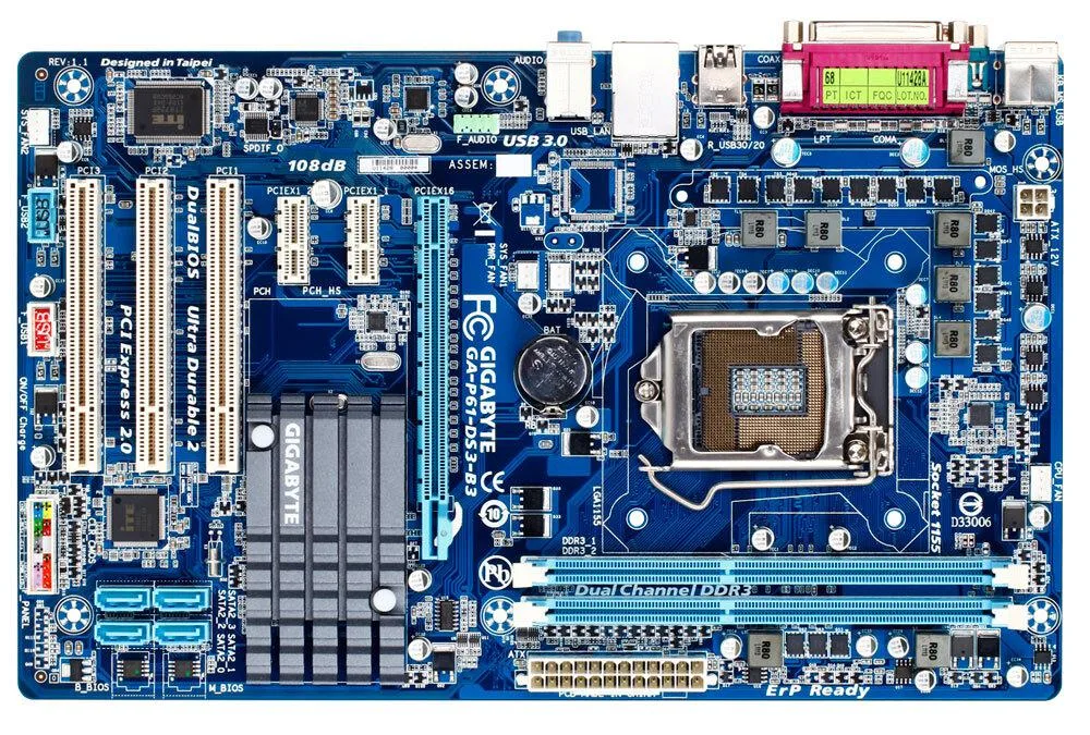 GIGABYTE GIGABYTE GA-P61-DS3-B3 Intel motherboard — product photo