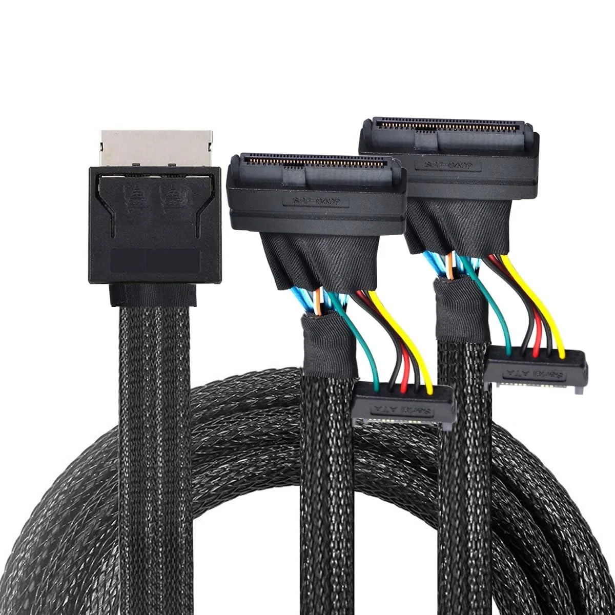 Adafruit Adafruit Oculink SFF-8611 8x to Dual SFF-8639 U.2 Cable 50cm — product photo