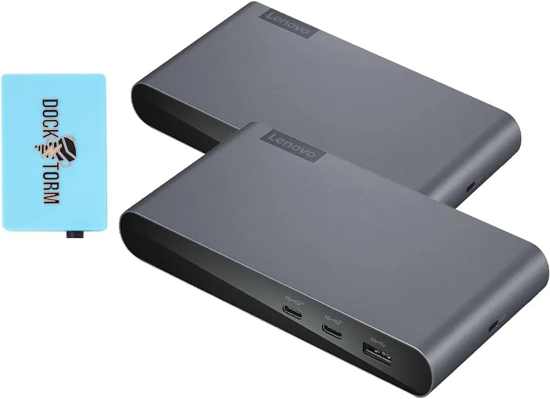 Lenovo Lenovo USB-C Universal Business Dock Storm Grey 2-pack — product photo