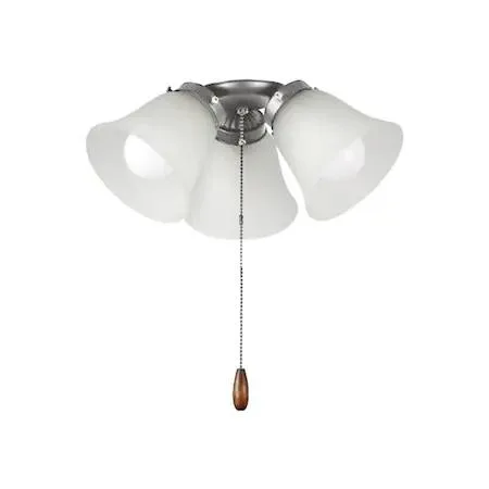 Maxim FKT208FTSN ceiling fan three-light kit finish