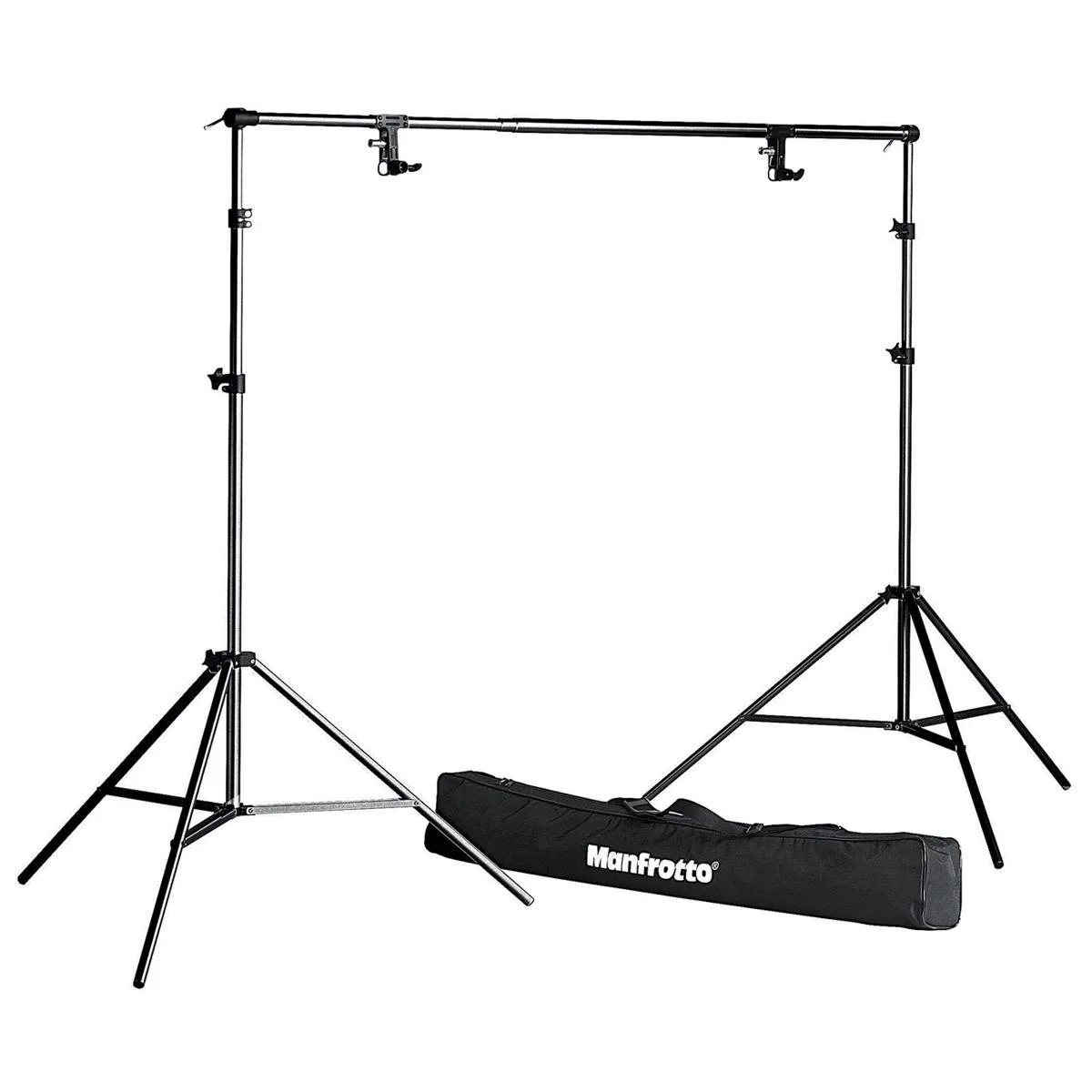 Manfrotto Manfrotto Black Free Standing Background Support System, 44-117" Crossbar, 10 lbs — product photo
