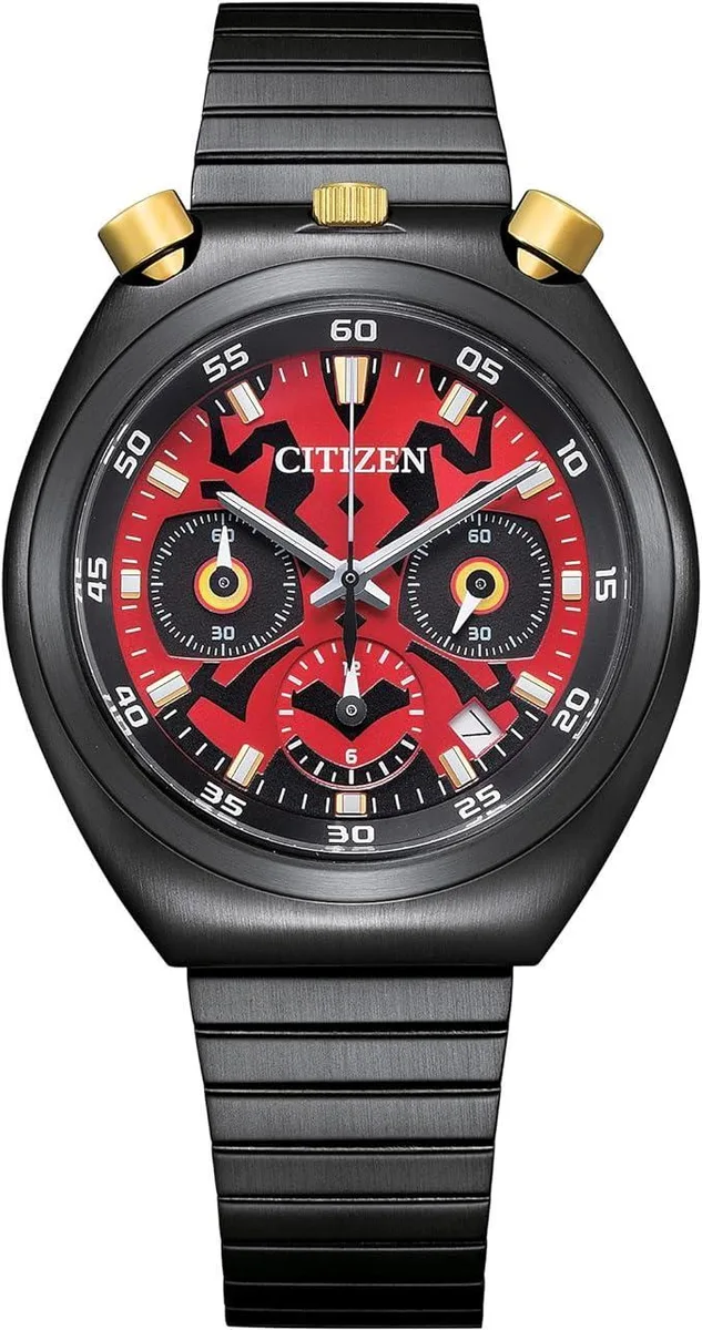Citizen Citizen Darth Maul Chronograph Quartz Red Dial Mens Watch AN3668-55W — product photo