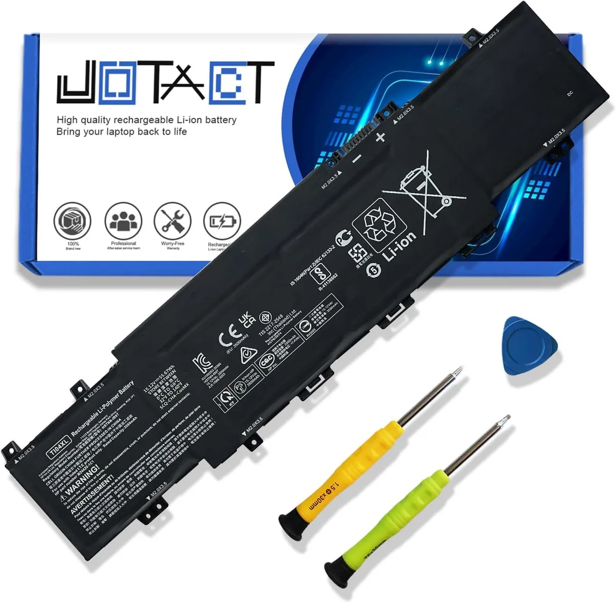 NShi NShi TI04XL laptop battery 15.12V 55.67Wh — product photo