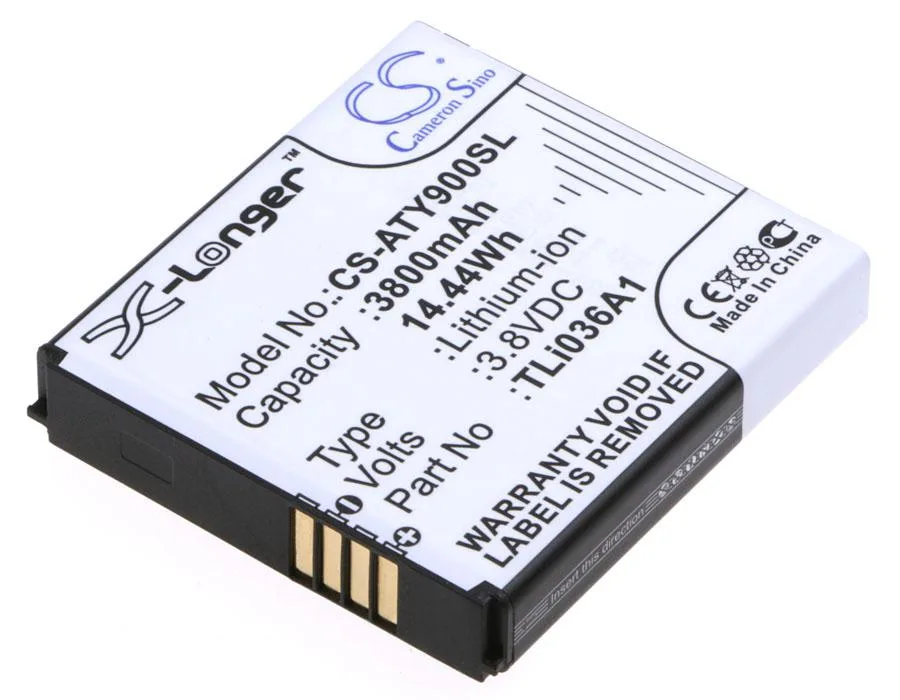 Cameron & Co Cameron & Co DS-CS-ATY900SL cell phone battery 3800mAh 3.8V 14.44Wh — product photo