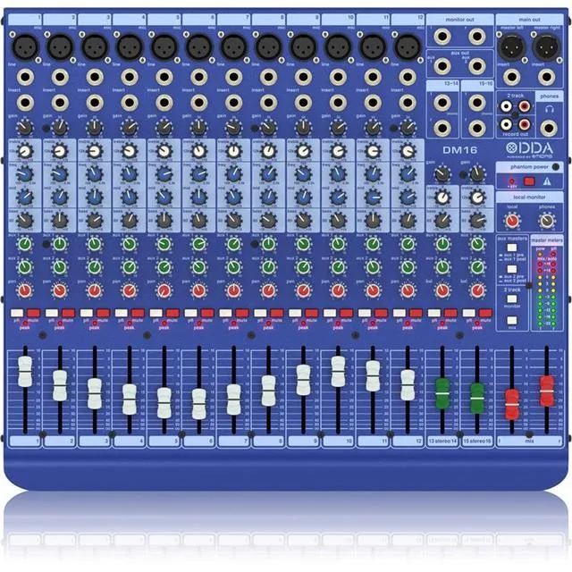 Midas Midas DM16 16 Input Analog Live and Studio Mixer — product photo