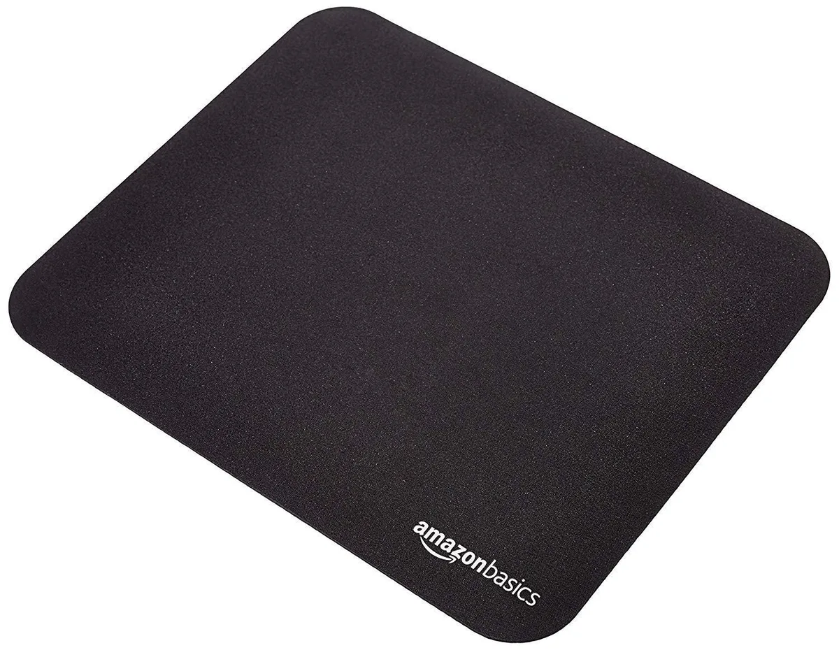  Amazon Basics SBD86WD Mouse Pad 12.4 x 10.6 in Black — product photo