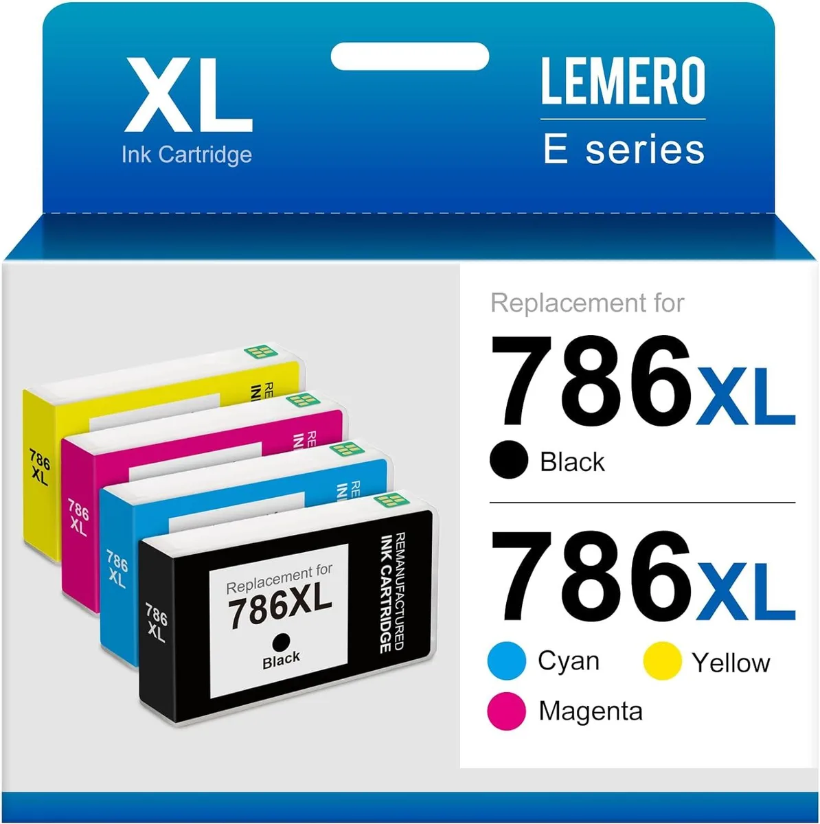 NuoTo NuoTo 786XL 4-Pack Ink Cartridges — product photo