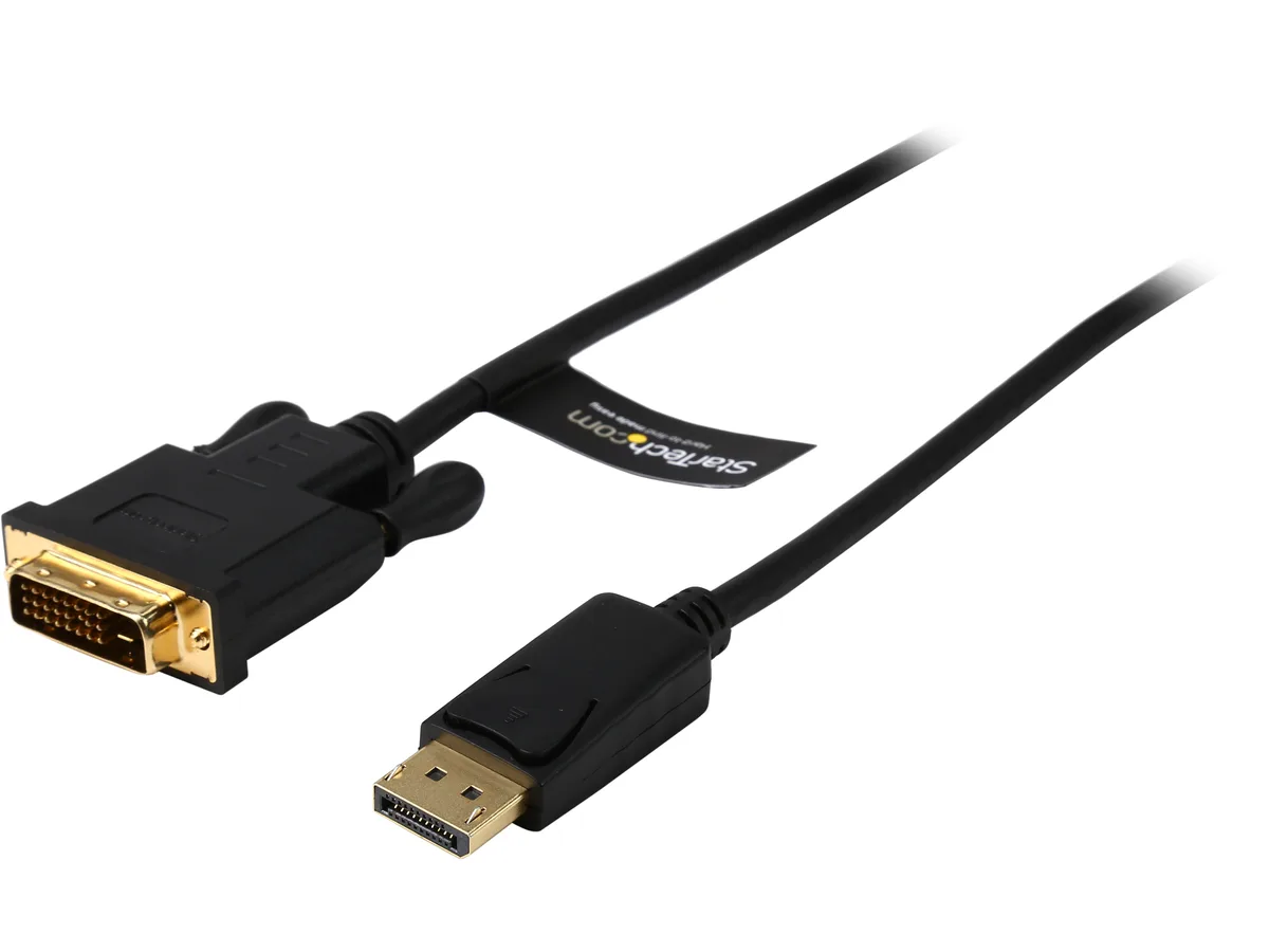 STARTECH STARTECH DP2DVI2MM3 DisplayPort to DVI cable 3ft 1920x1200 — product photo