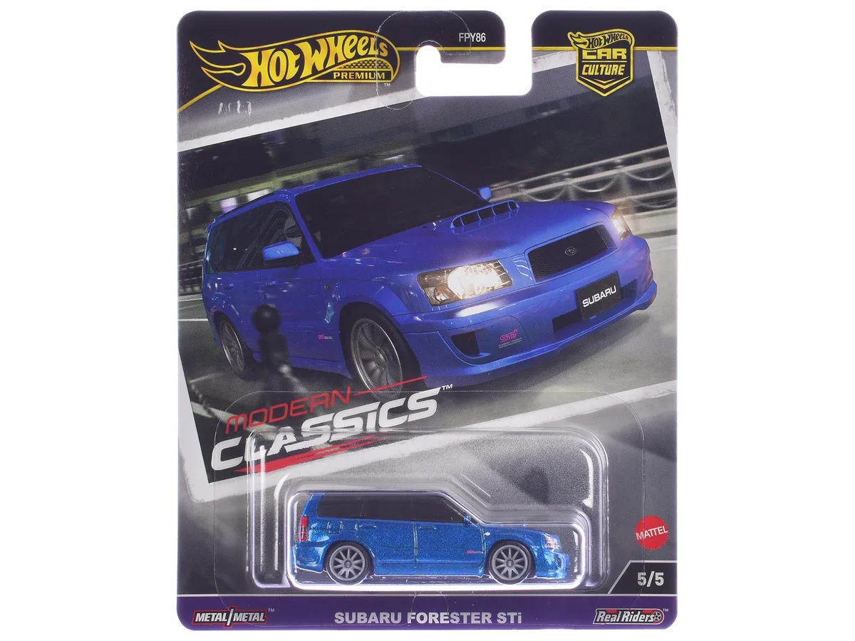 Hot Wheels Hot Wheels Subaru Forester STi Blue Metallic Modern Classics 2.625 in — product photo