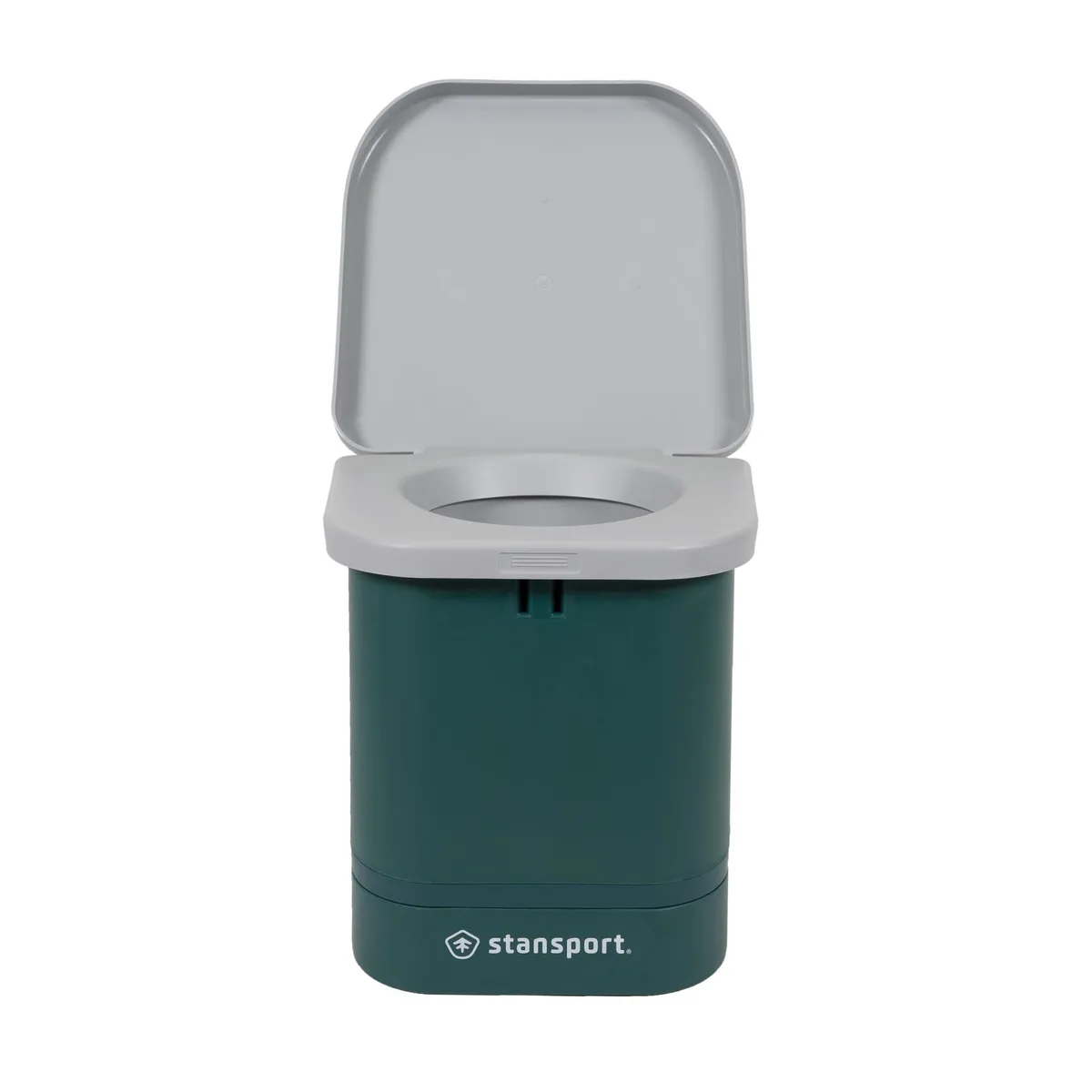 Stansport Easy-Go Portable Camp Toilet 273-100 14" square plastic — product photo