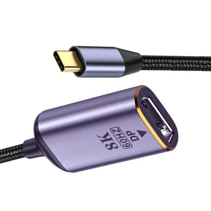 Fervit Fervit USB4 USB-C to DP Female cable 8K 60Hz 4K 120Hz — product photo