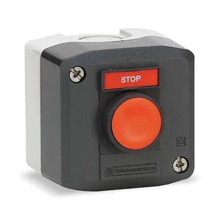 Schneider Electric Schneider Electric Control Station Red 22 mm 1NC Momentary Push Button — product photo