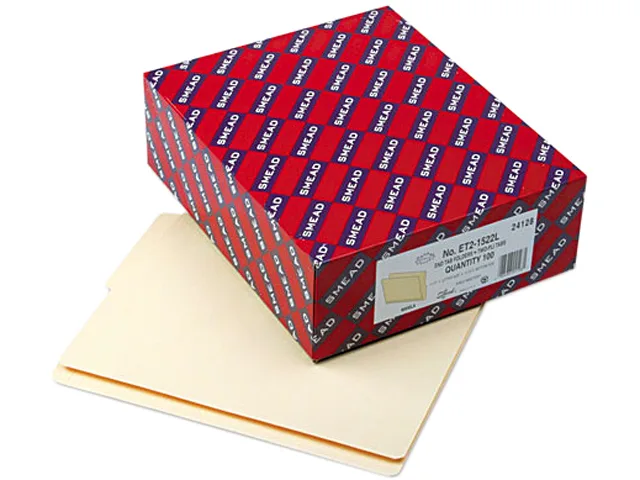 Smead Smead 24128 file folder 100 box 11 point manila — product photo