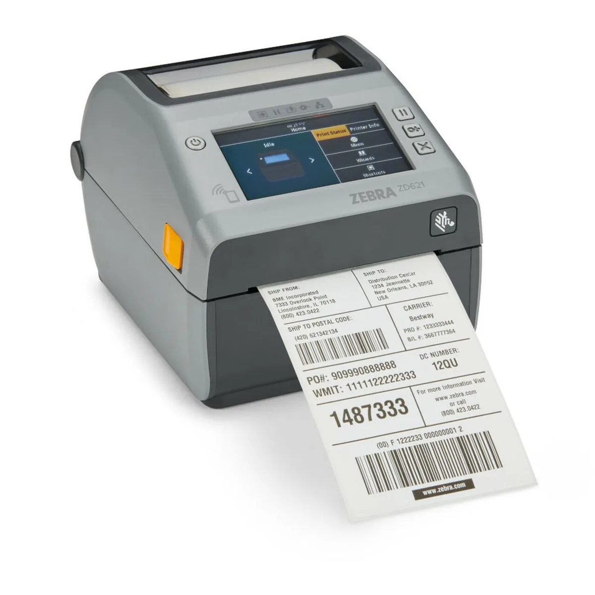 Zebra Zebra ZD621 4-Inch Barcode Printer ZD6A042-D01F00EZ 203 dpi 6 ips — product photo